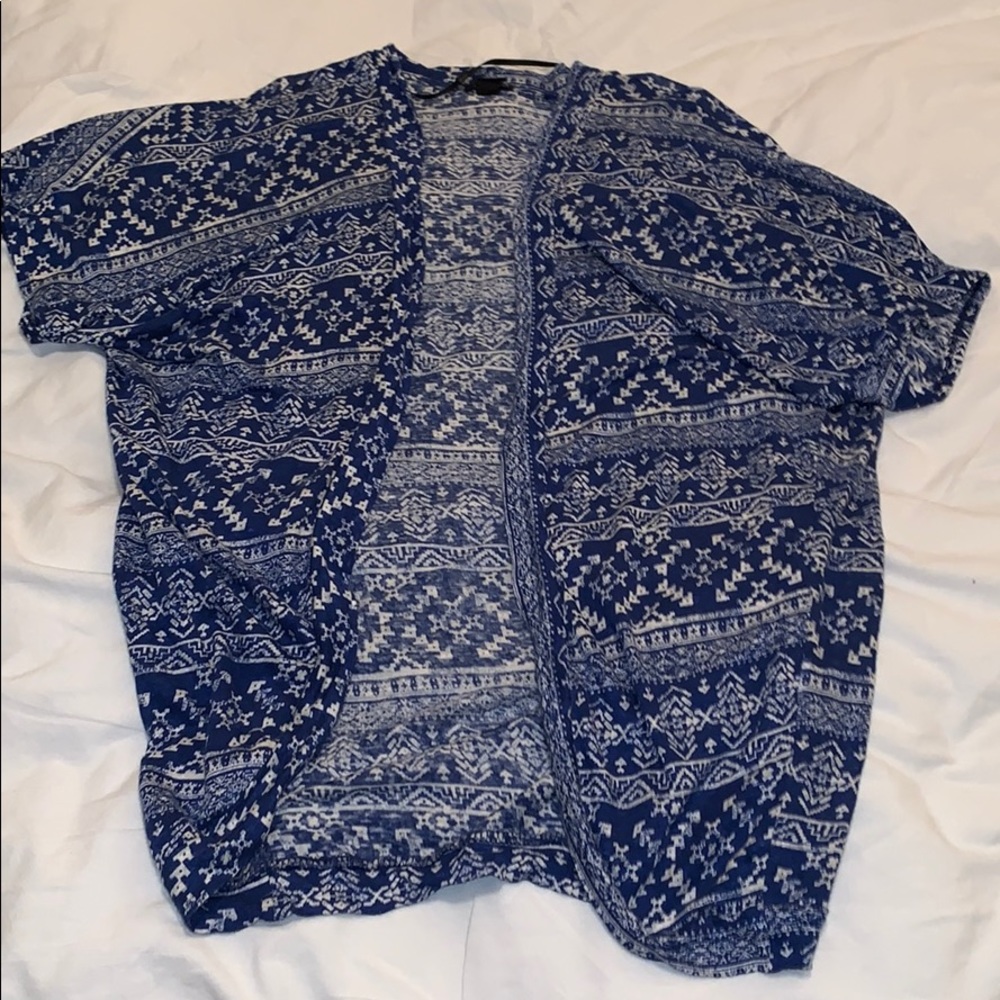 Tribal print kimono
